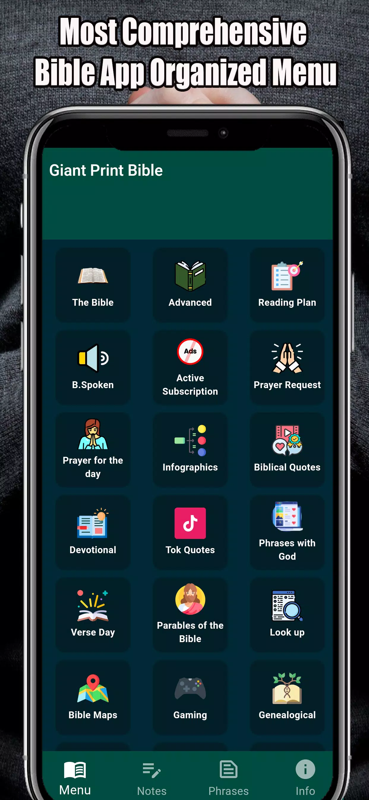 Giant Print Bible for PC screenshot 1