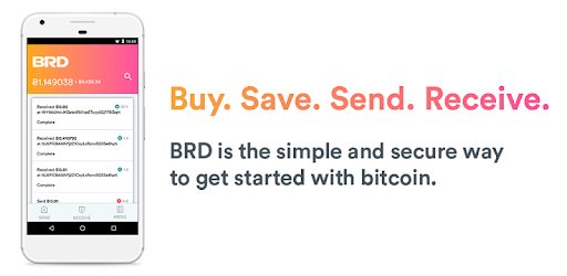 BRD - bitcoin wallet PC screenshot