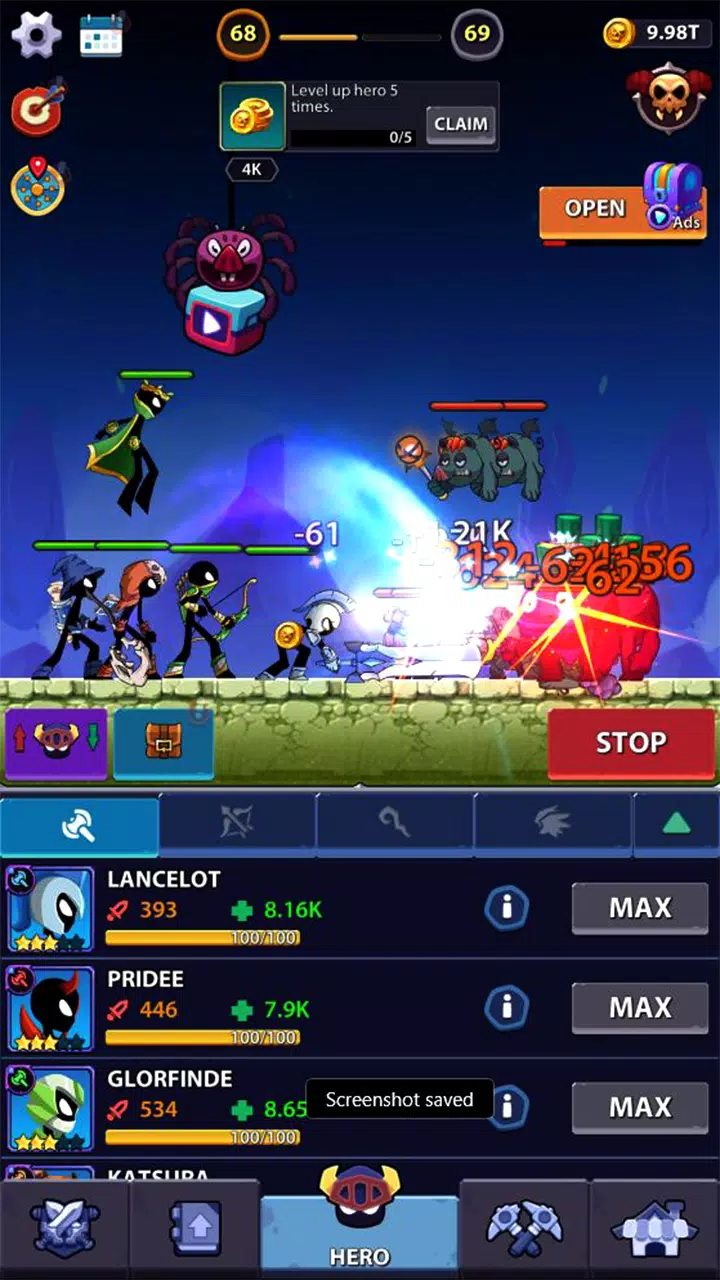 Idle Stick Heroes for PC screenshot 1