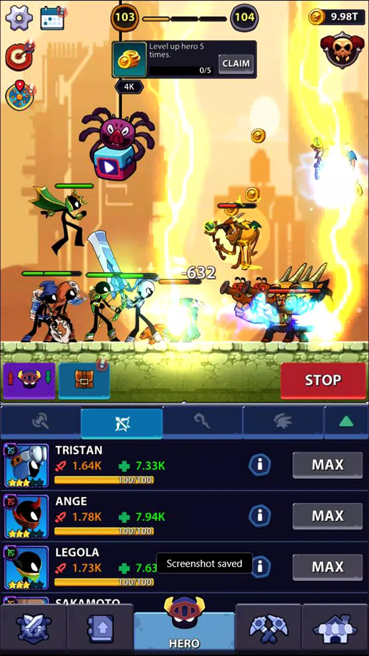 Idle Stick Heroes for PC screenshot 2