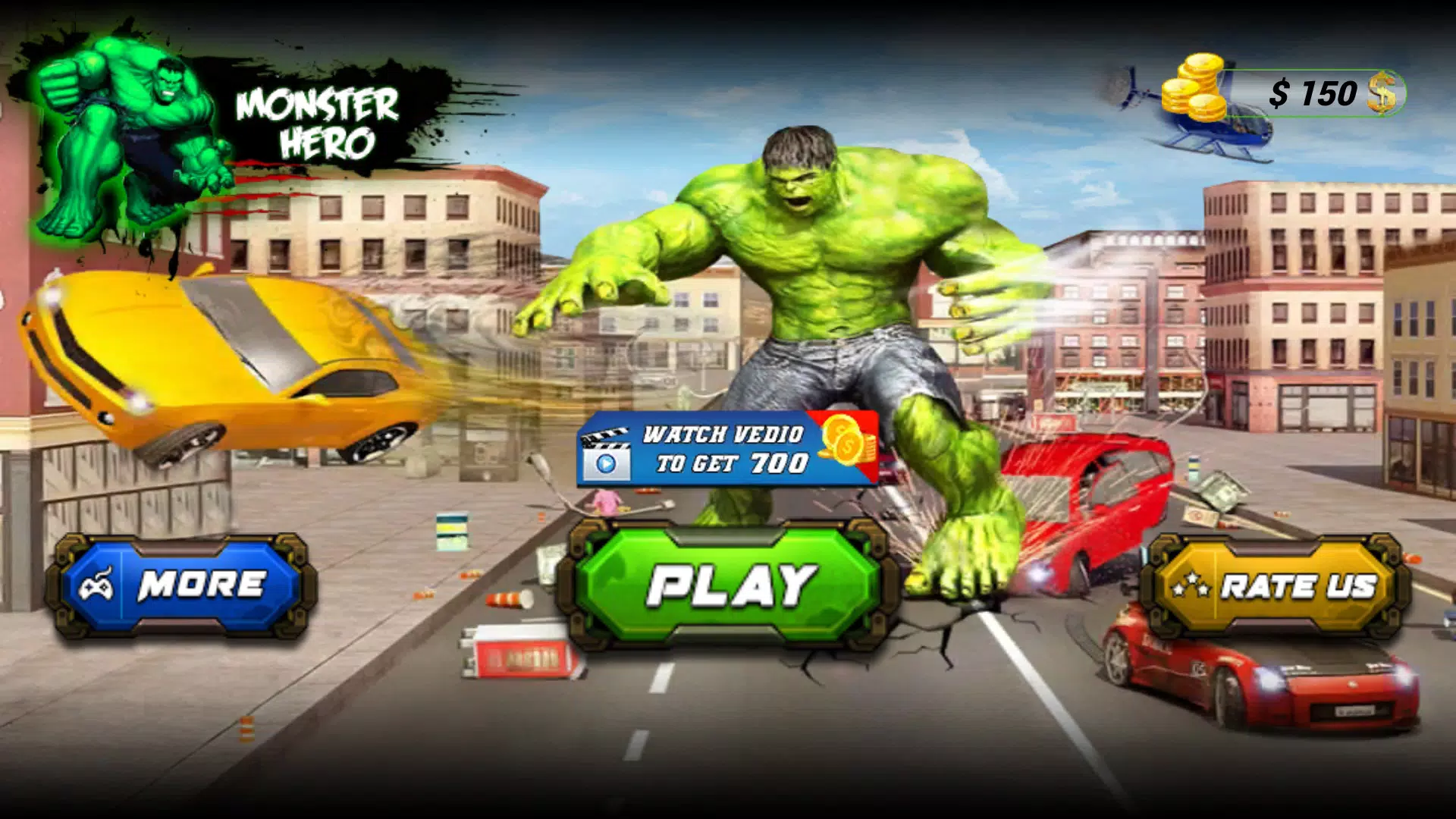 Monster Superhero: Green Fight for PC screenshot 1