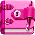 Diary with lock for PC