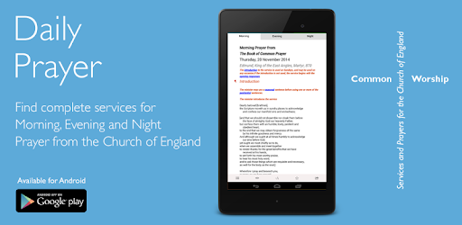 Daily Prayer: from the CofE PC screenshot