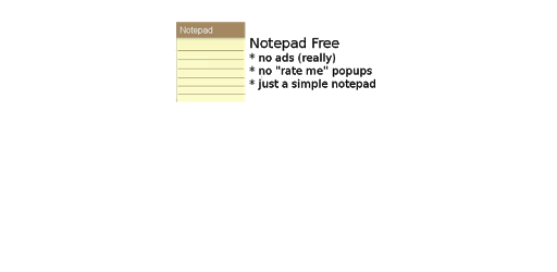 Notepad Free PC screenshot