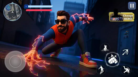 Super Hero Fight: Flying Game for PC screenshot 1