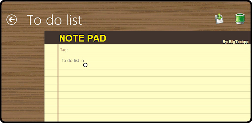 Notepad PC screenshot