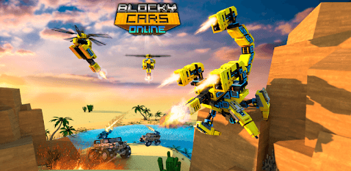Blocky Cars - Online Shooting Game PC screenshot