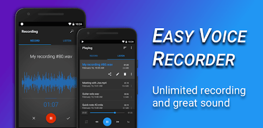 Easy Voice Recorder PC screenshot Easy Voice Recorder PC screenshot