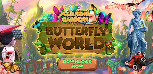 Mahjong Gardens: Butterfly World PC screenshot