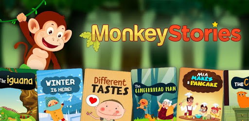Monkey Stories: books, reading games for kids PC screenshot