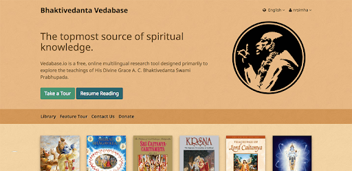 Vedabase PC screenshot