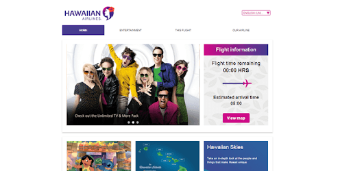 Hawaiian Airlines Entertainment PC screenshot