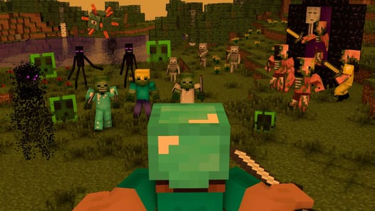 Minecraft: Zombie and Mutant for PC screenshot 1