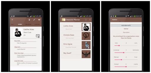 Character Story Planner PC screenshot