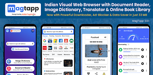 MagTapp- Web Browser, Image Dictionary, PDF Reader PC screenshot