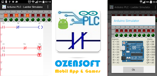 Arduino PLC - Ladder Simulator PC screenshot