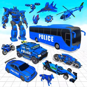 Bus Simulator Police Robot Car for PC screenshot 1