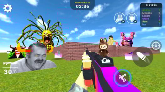 Nextbots In Backrooms: Shooter for PC screenshot 1