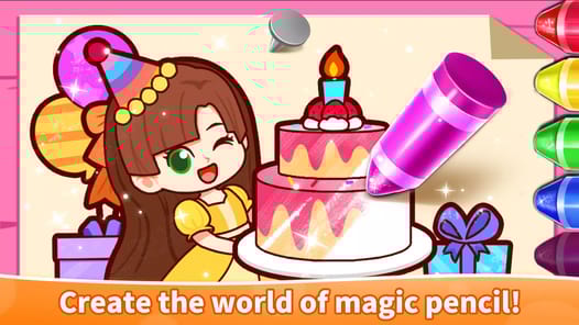 Baby Panda's Glow Doodle Game for PC screenshot 2