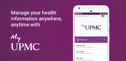 MyUPMC PC screenshot
