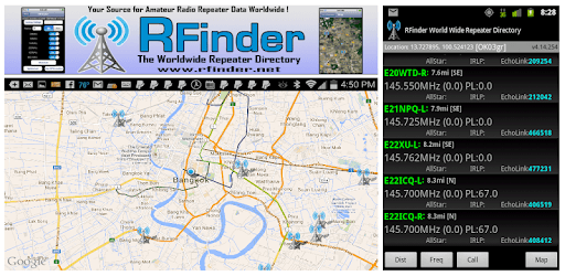 RFinder WW Repeater Directory PC screenshot RFinder WW Repeater Directory PC screenshot
