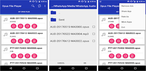 Opus File Player PC screenshot