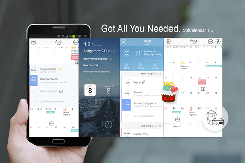 Solcalendar for PC screenshot 1 Solcalendar for PC screenshot 1