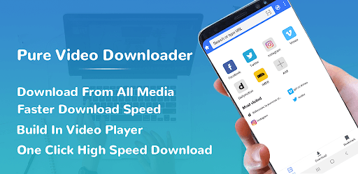 Pure All Video Downloader - Free Video downloader PC screenshot
