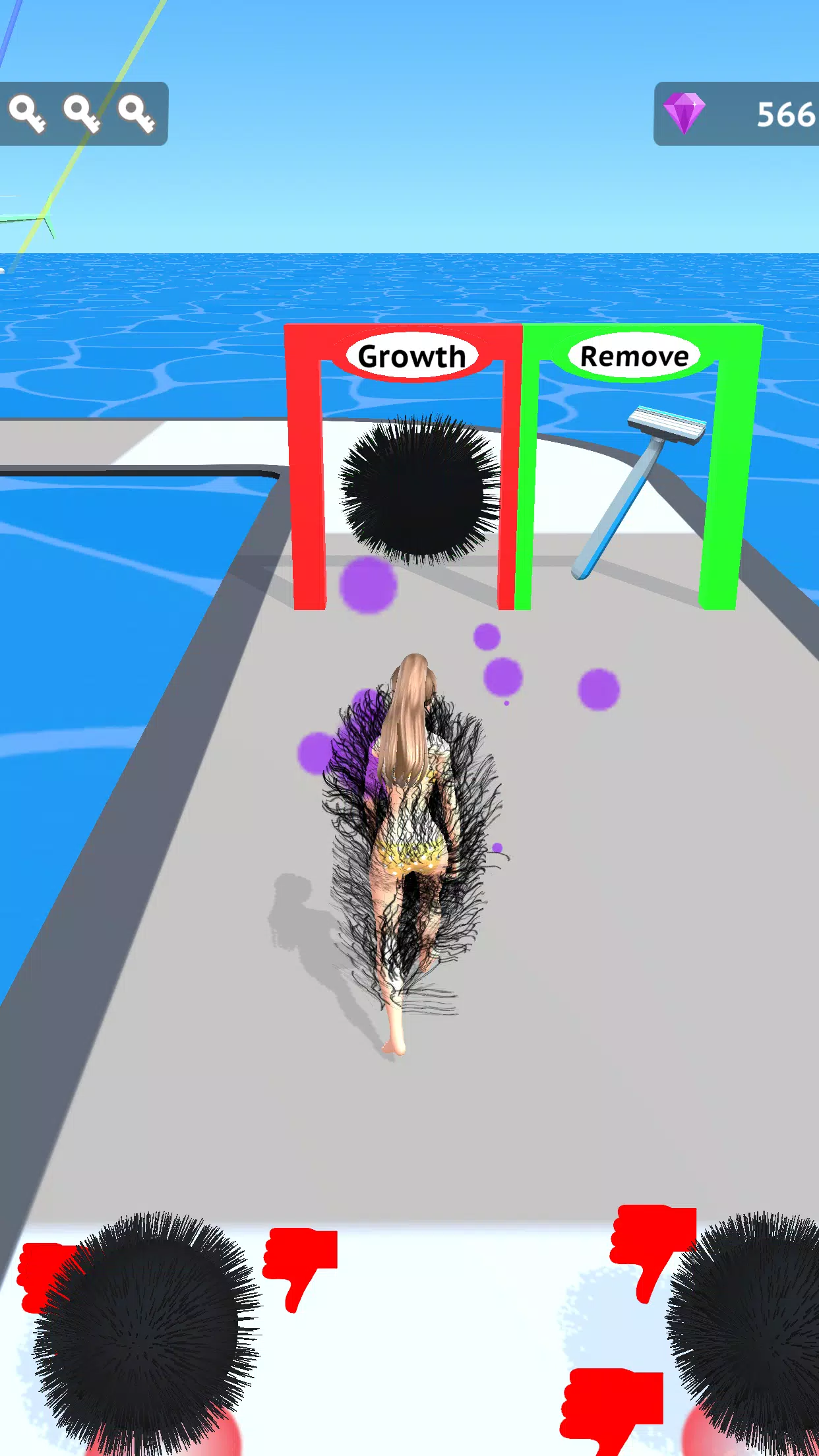 Hair Removal Run! for PC screenshot 1 Hair Removal Run! for PC screenshot 1